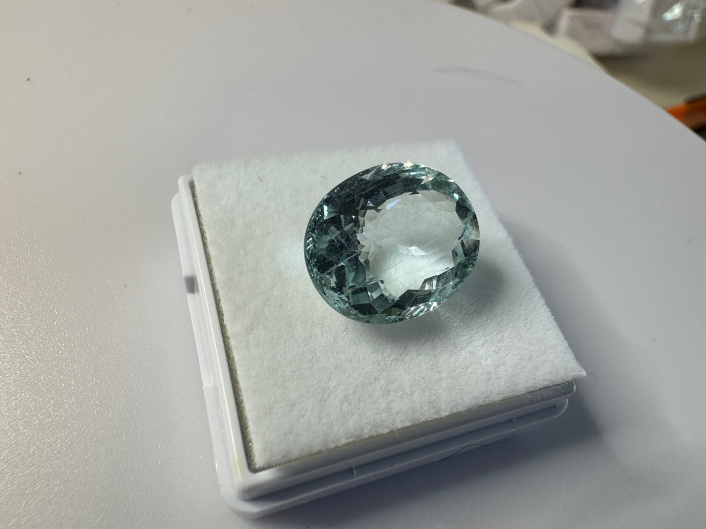 Stunning Oval Cut Aquamarine