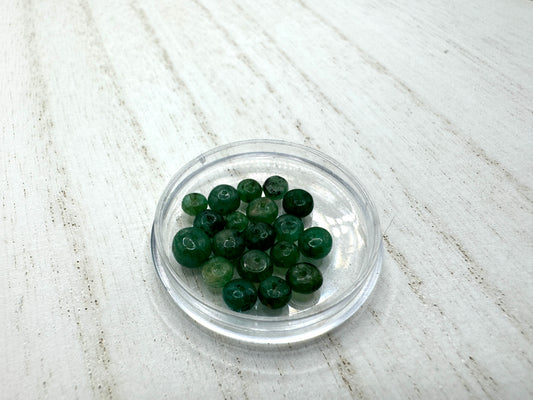 Antique Emerald Beads Parcel