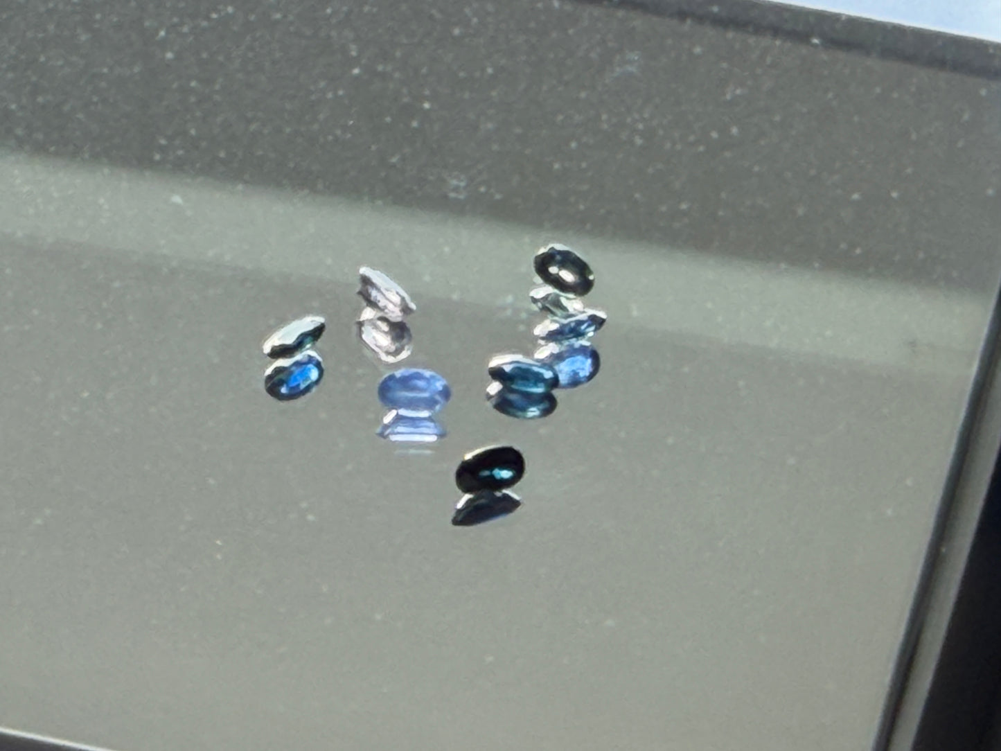 Multicolor Sapphire Parcel w/ 7 Oval Sapphires (Lots of Blues!)