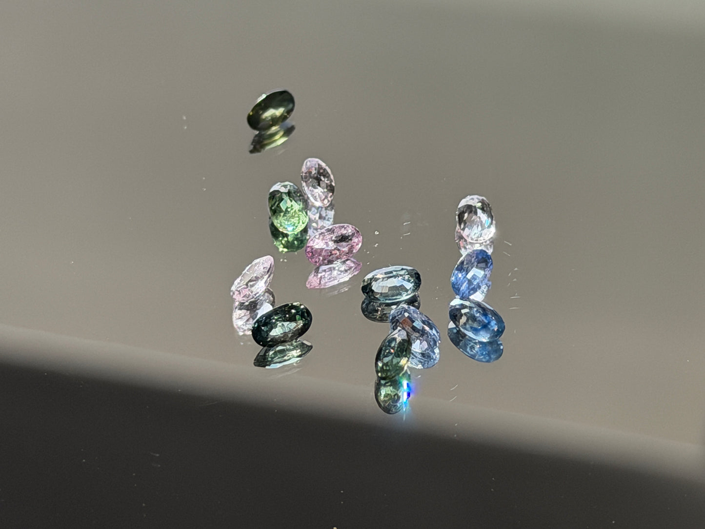 Multicolor Sapphire Parcel w/ 12 Gorgeous Oval Sapphires!