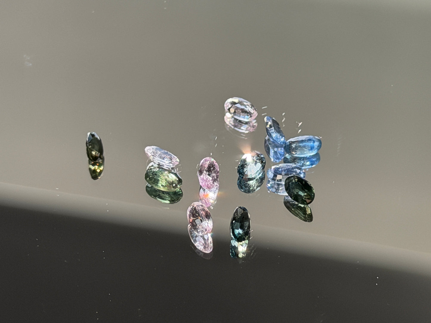 Multicolor Sapphire Parcel w/ 12 Gorgeous Oval Sapphires!