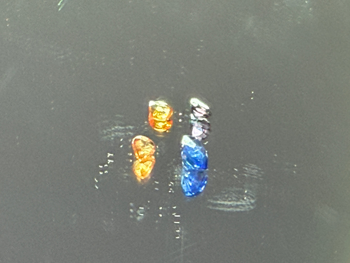 Multicolor Sapphire Parcel w/ 4 Gorgeous Pear Shapes