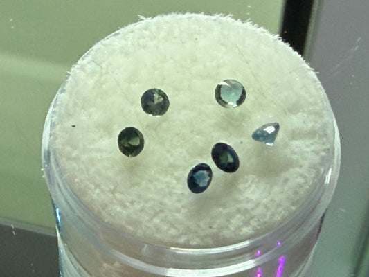 Multicolor Sapphire Parcel w/ 6 Fantastic Stones
