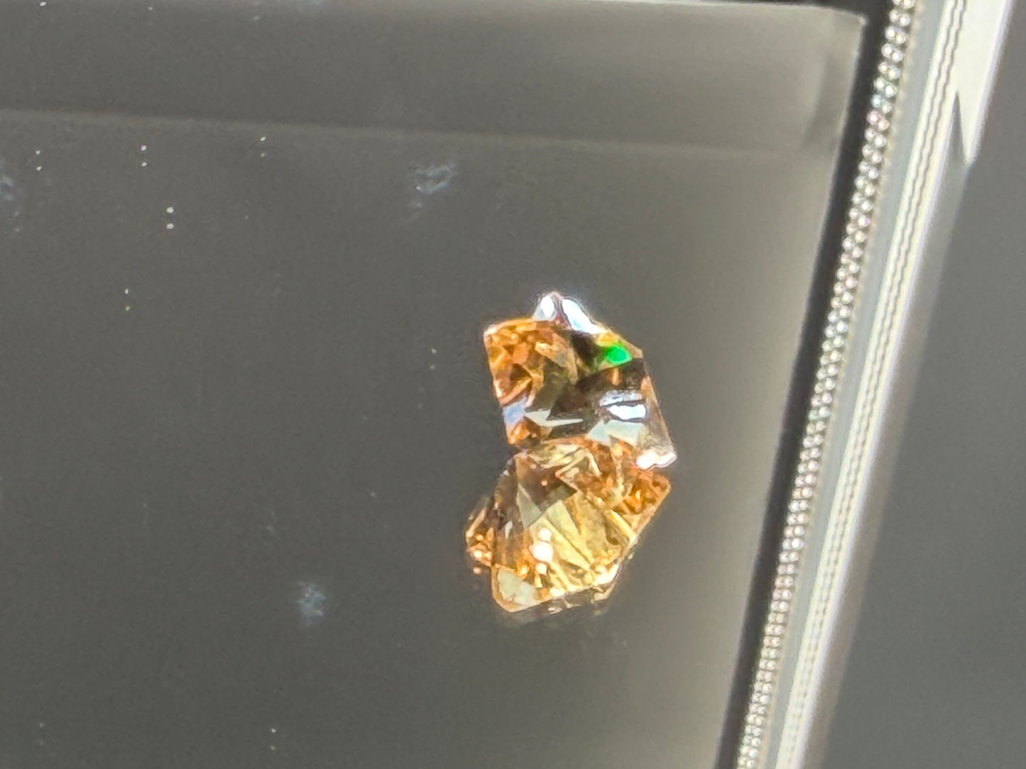 Unique 6 Point Star of David Shaped Citrine Gemstone  (4.8 carats, ~12mm)