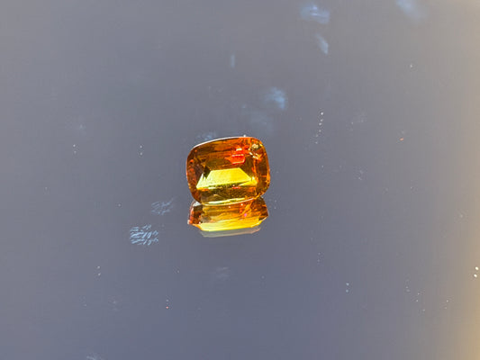 Cushion Fancy Cut Citrine Gemstone  (4.4 carats, ~11x8.5mm)