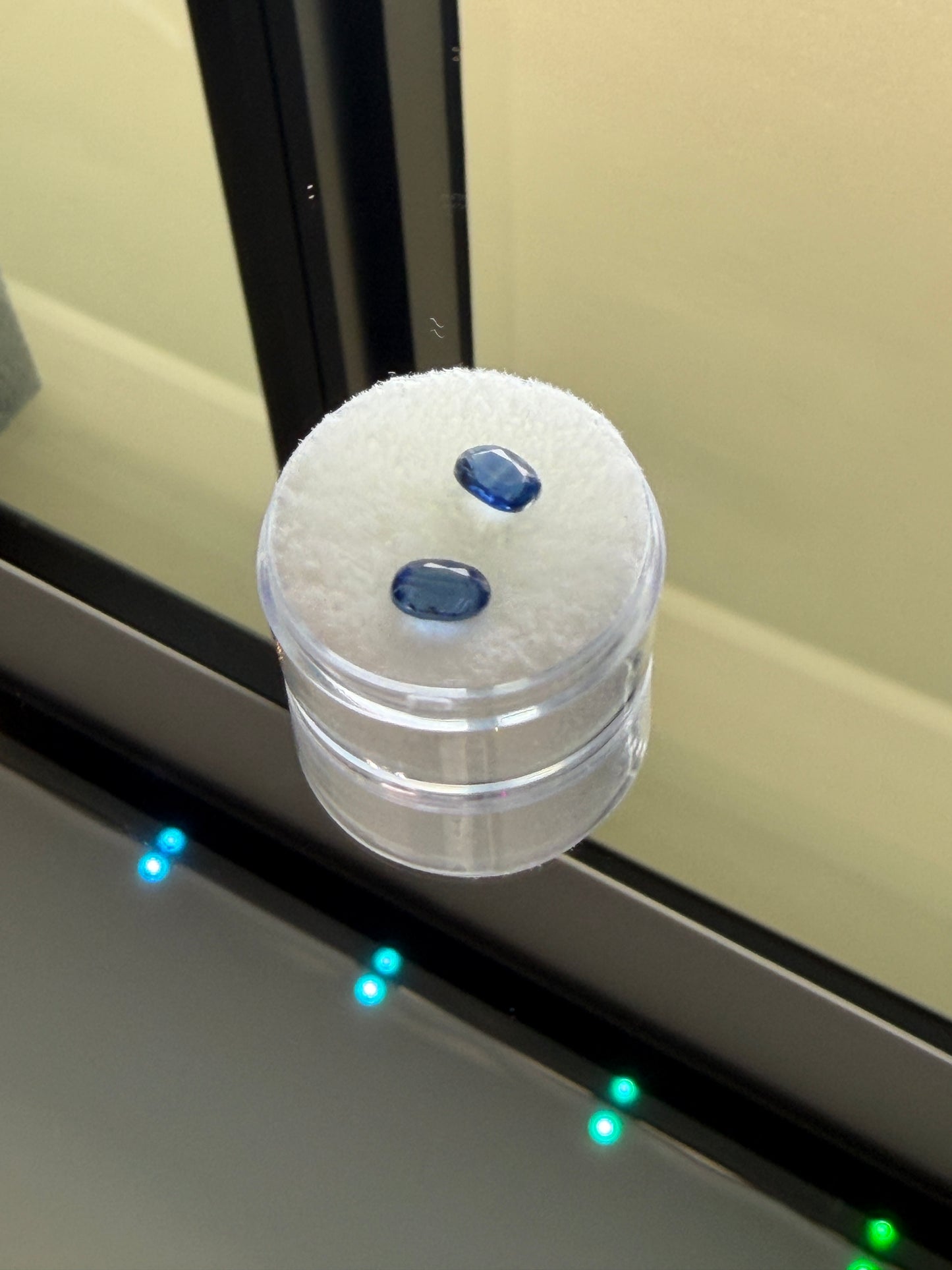 2.10ct Natural Blue Kyanite Matching Pair – 7x5mm Oval Faceted Gemstones for Earrings