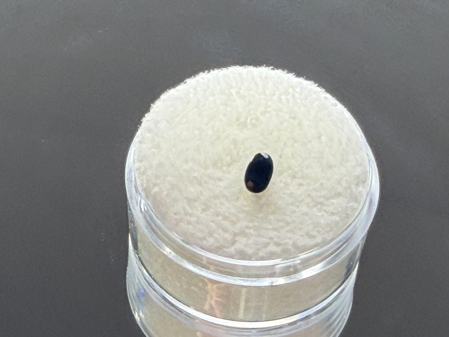 0.40ct Natural Blue Sapphire – 5x3mm Oval Faceted Loose Gemstone for Jewelry