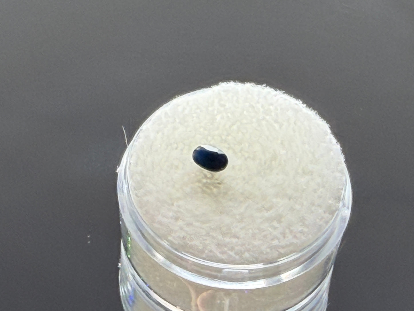 0.40ct Natural Blue Sapphire – 5x3mm Oval Faceted Loose Gemstone for Jewelry