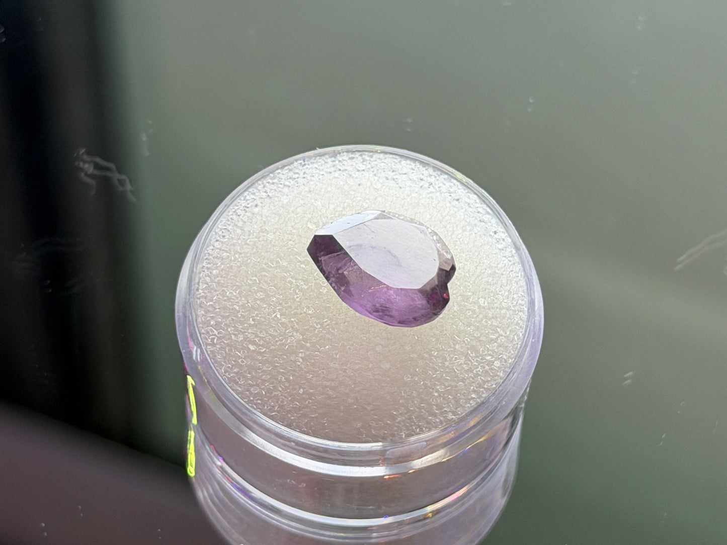 4.55ct Natural Amethyst – 11.5mm Heart Cut Faceted Lavender Purple Gemstone for Jewelry