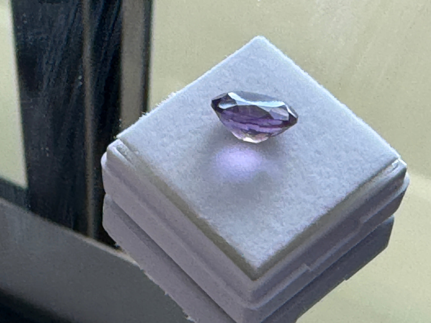 Natural Amethyst 3.20ct Oval Faceted Gemstone • 11x9mm • Rich Purple Quartz