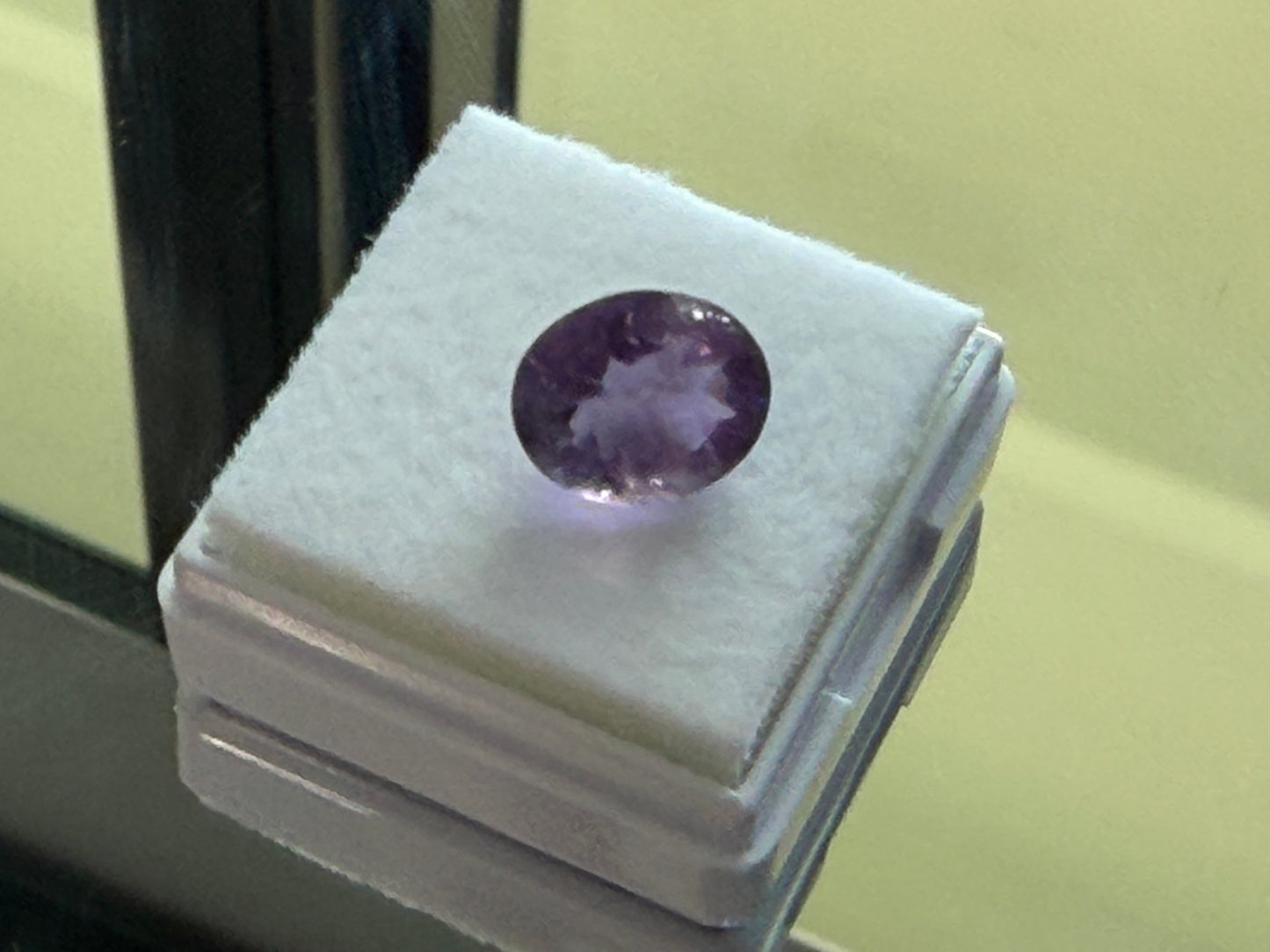 Natural Amethyst 3.20ct Oval Faceted Gemstone • 11x9mm • Rich Purple Quartz