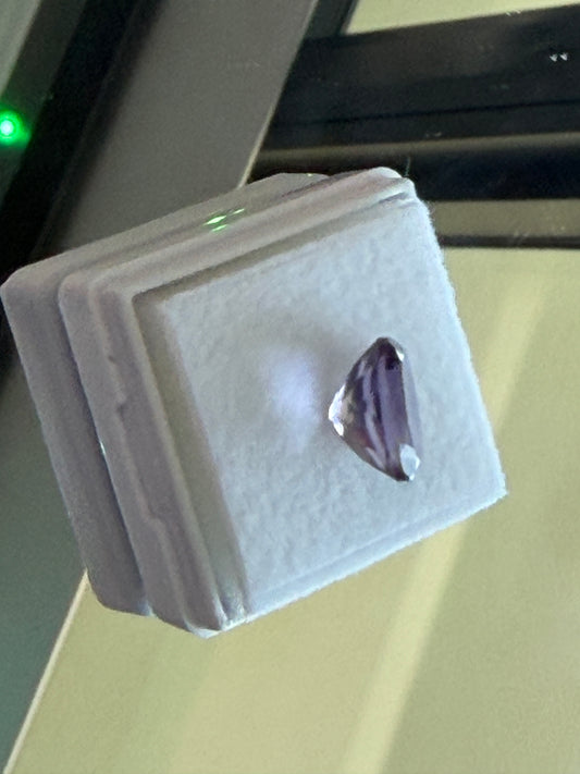 Natural Amethyst 3.50ct Oval Faceted Gemstone • 12x10mm • Deep Purple Quartz