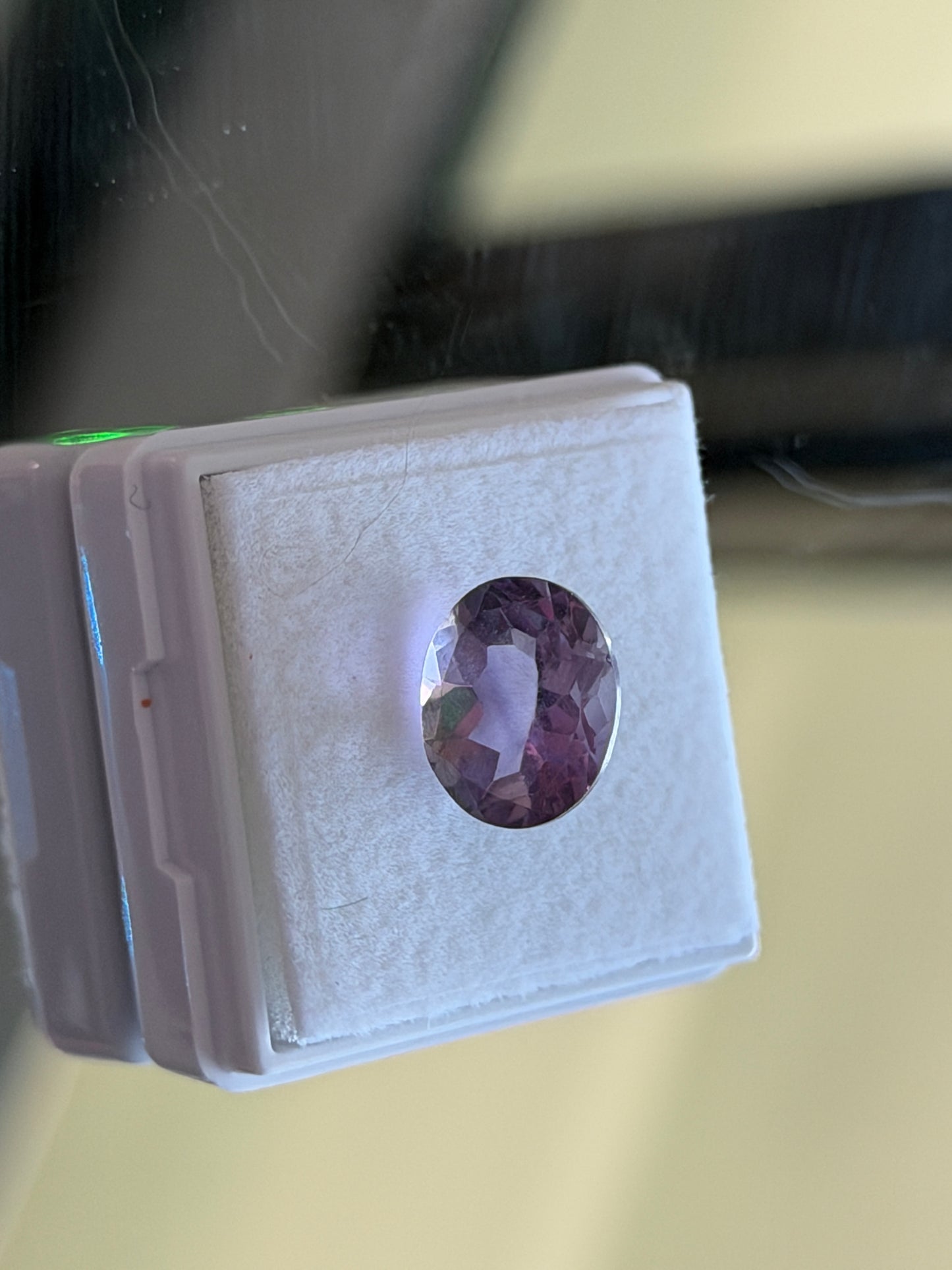 Natural Amethyst 3.50ct Oval Faceted Gemstone • 12x10mm • Deep Purple Quartz