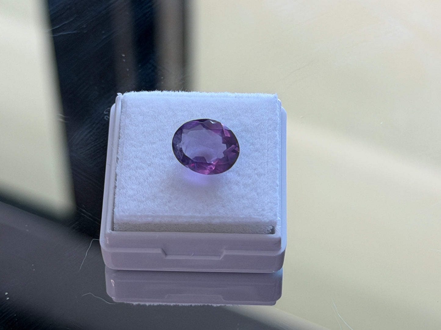 Natural Amethyst 2.50ct Oval Faceted Gemstone • 11x9mm • Purple Quartz