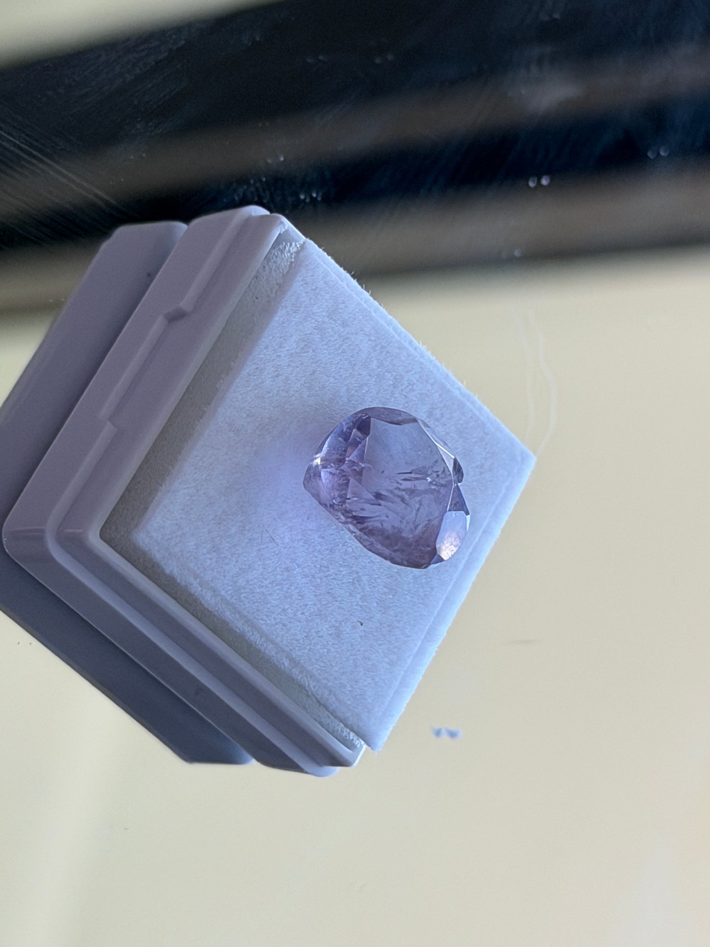 Natural Amethyst 5.20ct • 13mm Heart Cut • Included • Purple Quartz Gemstone