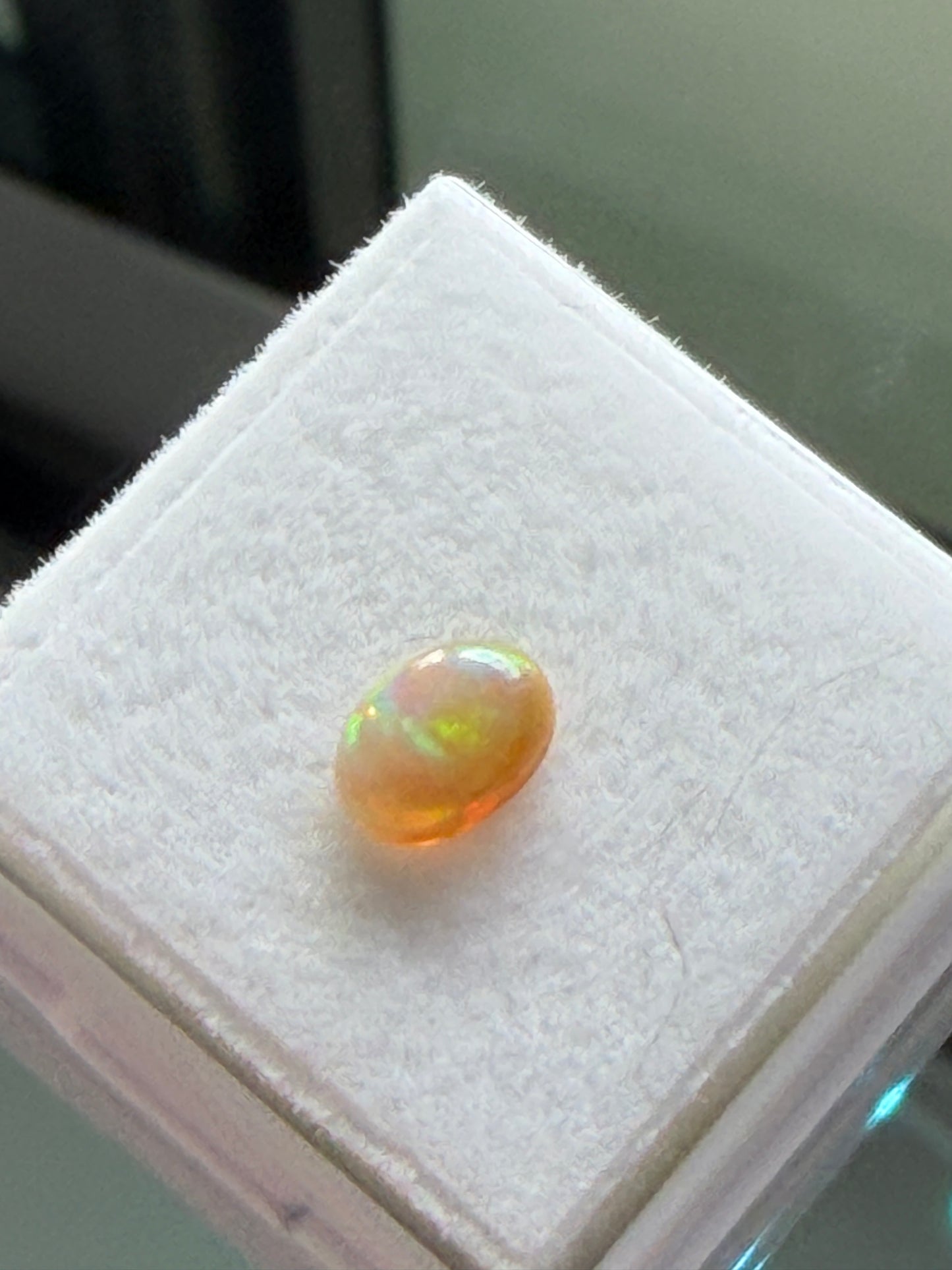 Natural Honey Ethiopian Opal – Welo Origin - 7x5mm - 0.40 carats