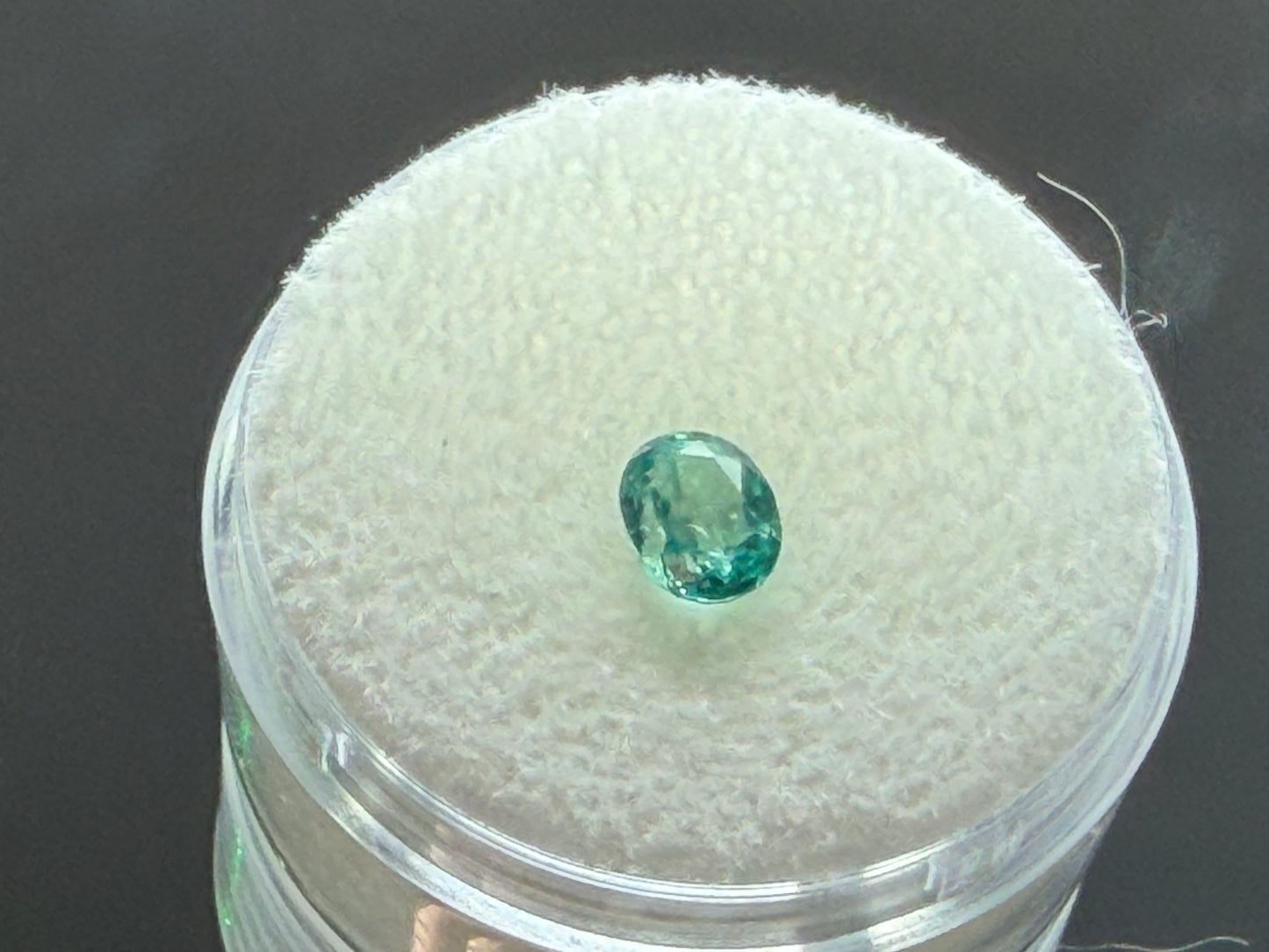 Natural Blue Apatite Gemstone – 0.50 Carat (6 × 4 mm)