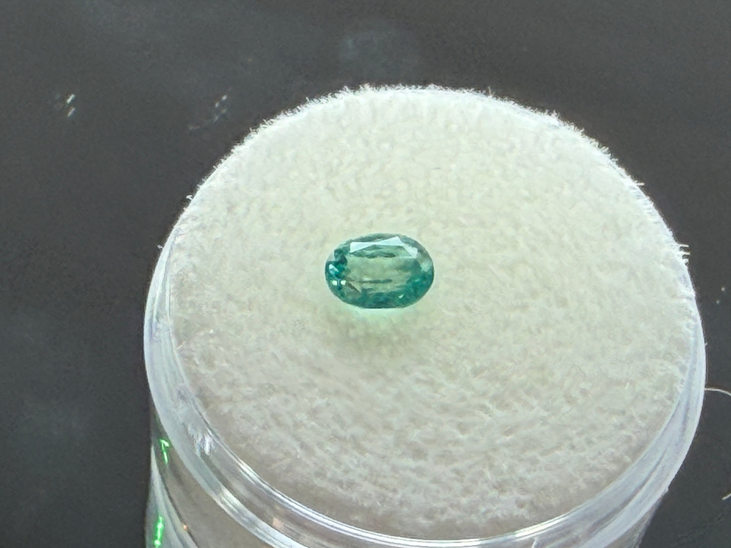 Natural Blue Apatite Gemstone – 0.50 Carat (6 × 4 mm)