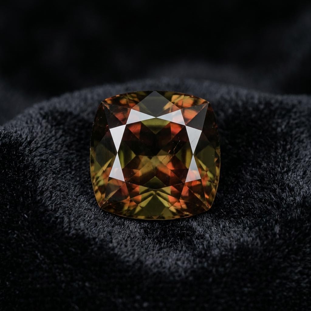 Andalusite gemstone specimen