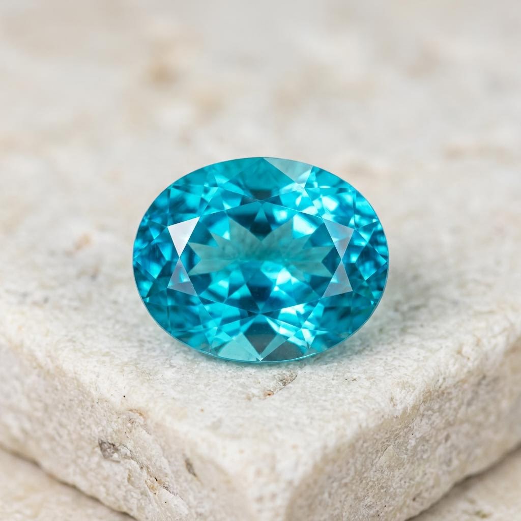 Apatite gemstone specimen