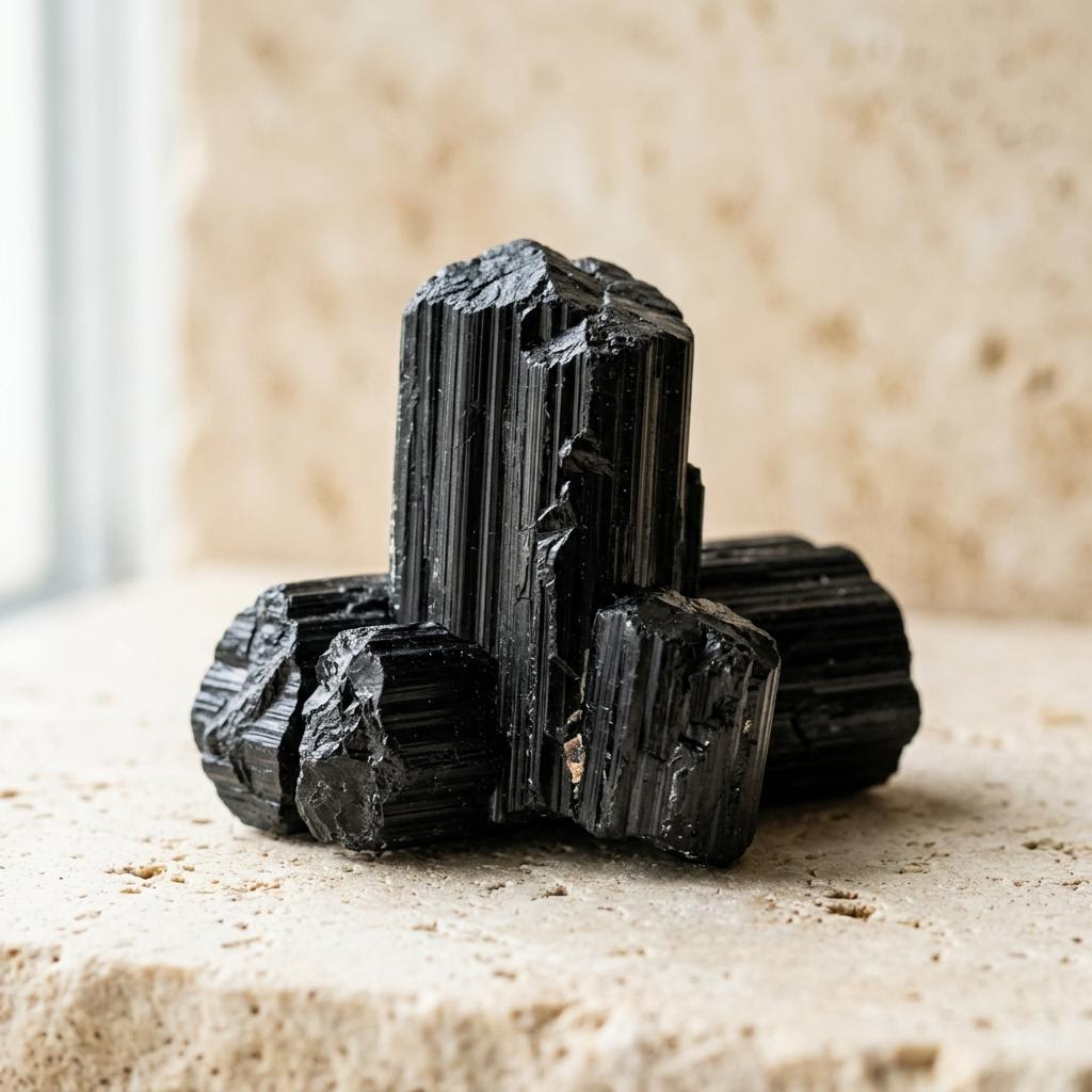 Black Tourmaline gemstone specimen