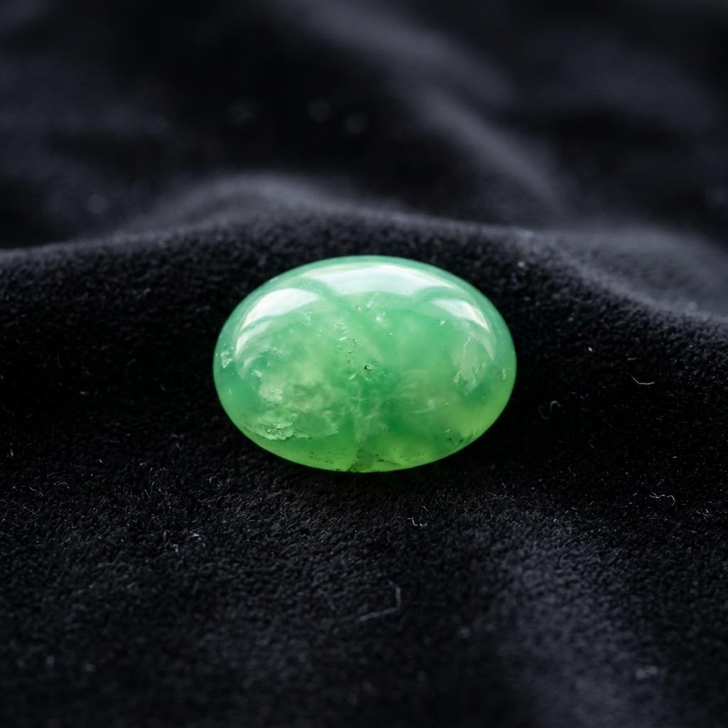 Chrysoprase gemstone specimen