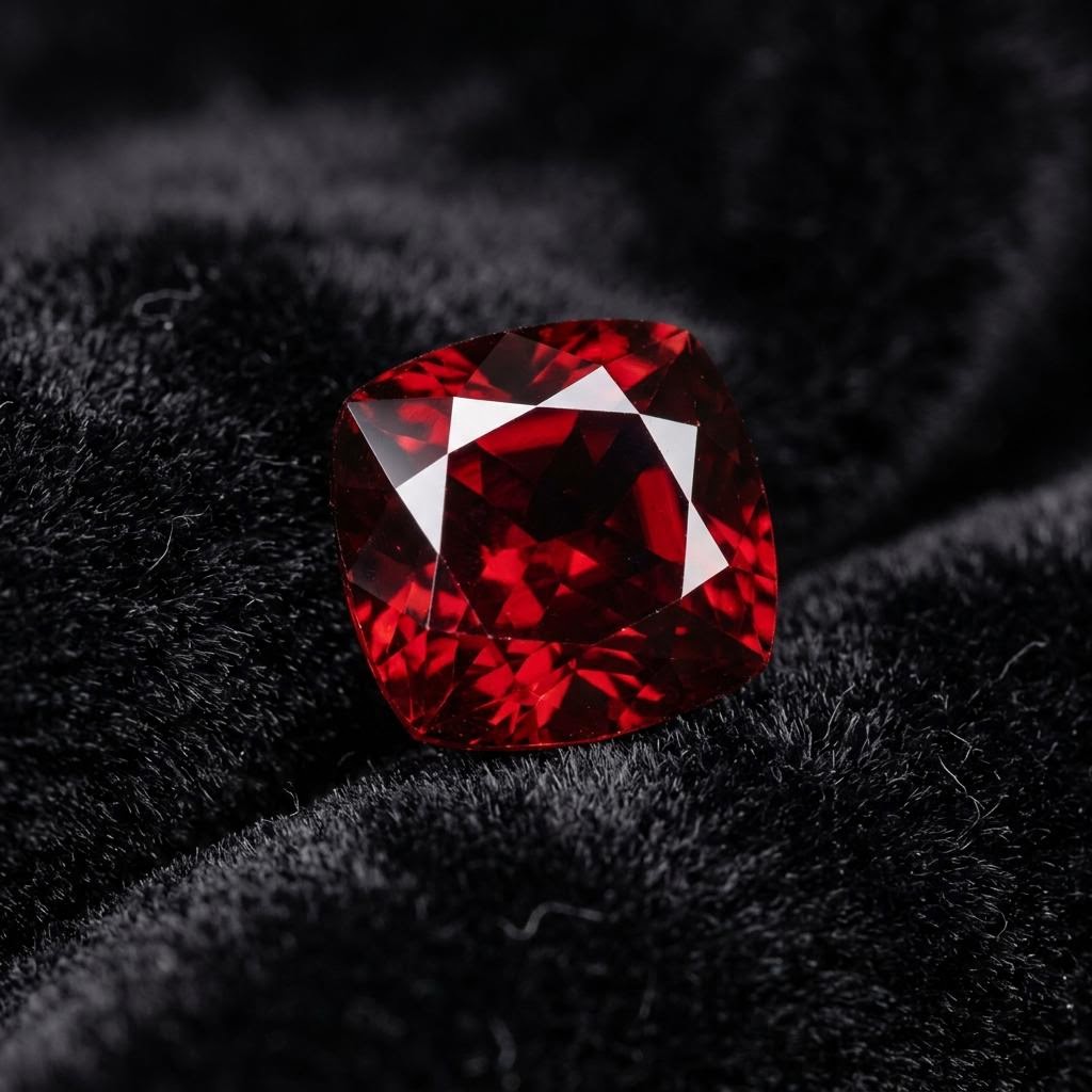 Garnet gemstone specimen