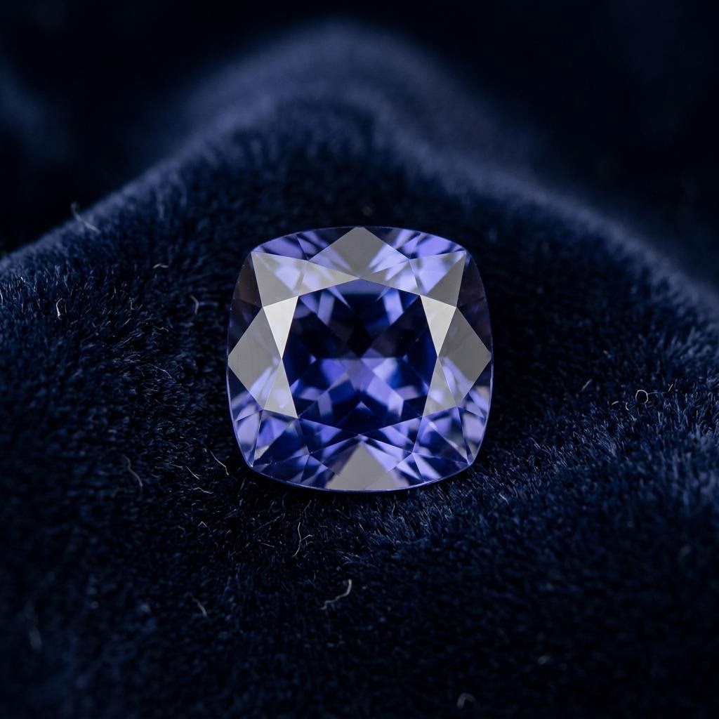 Iolite gemstone specimen