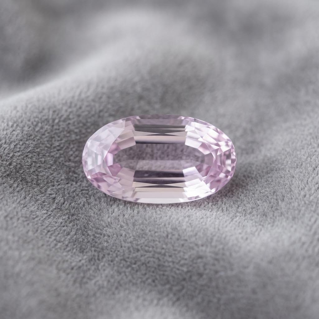 Kunzite gemstone specimen