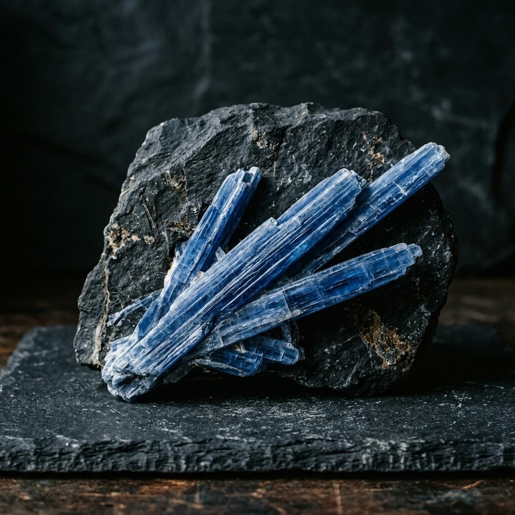 Kyanite gemstone specimen