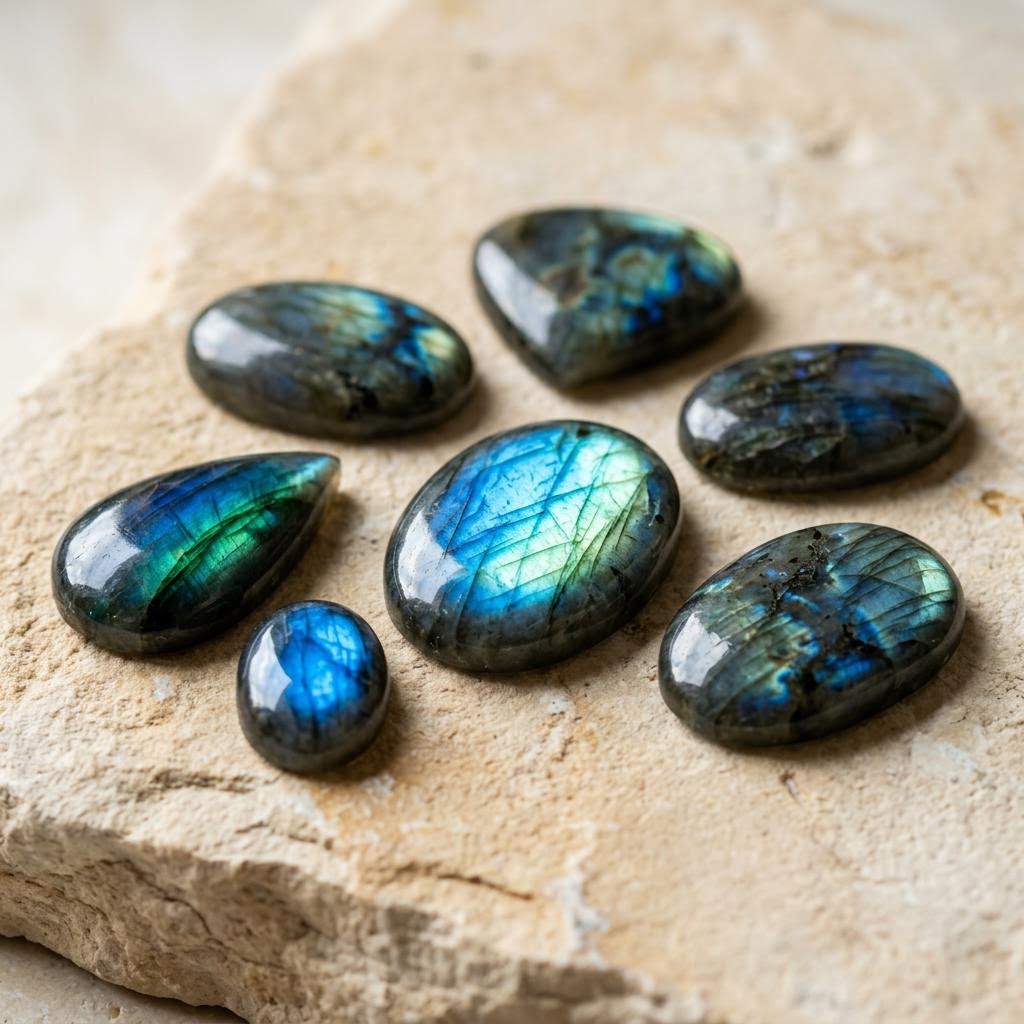 Labradorite gemstone specimen