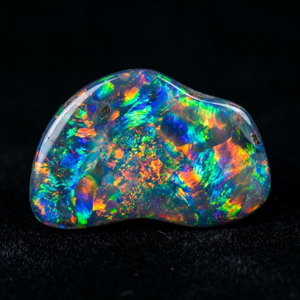 Opal gemstone specimen