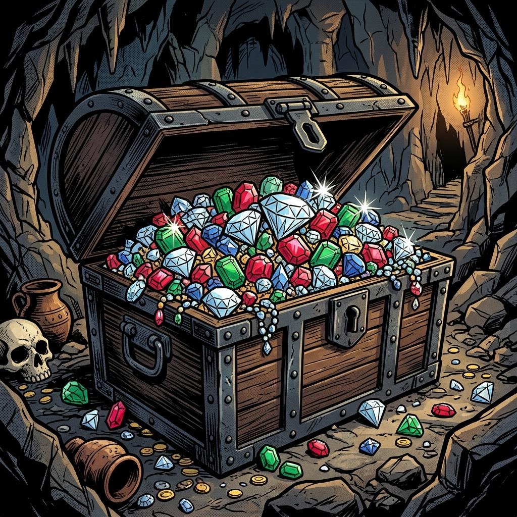 Precious gemstone collection