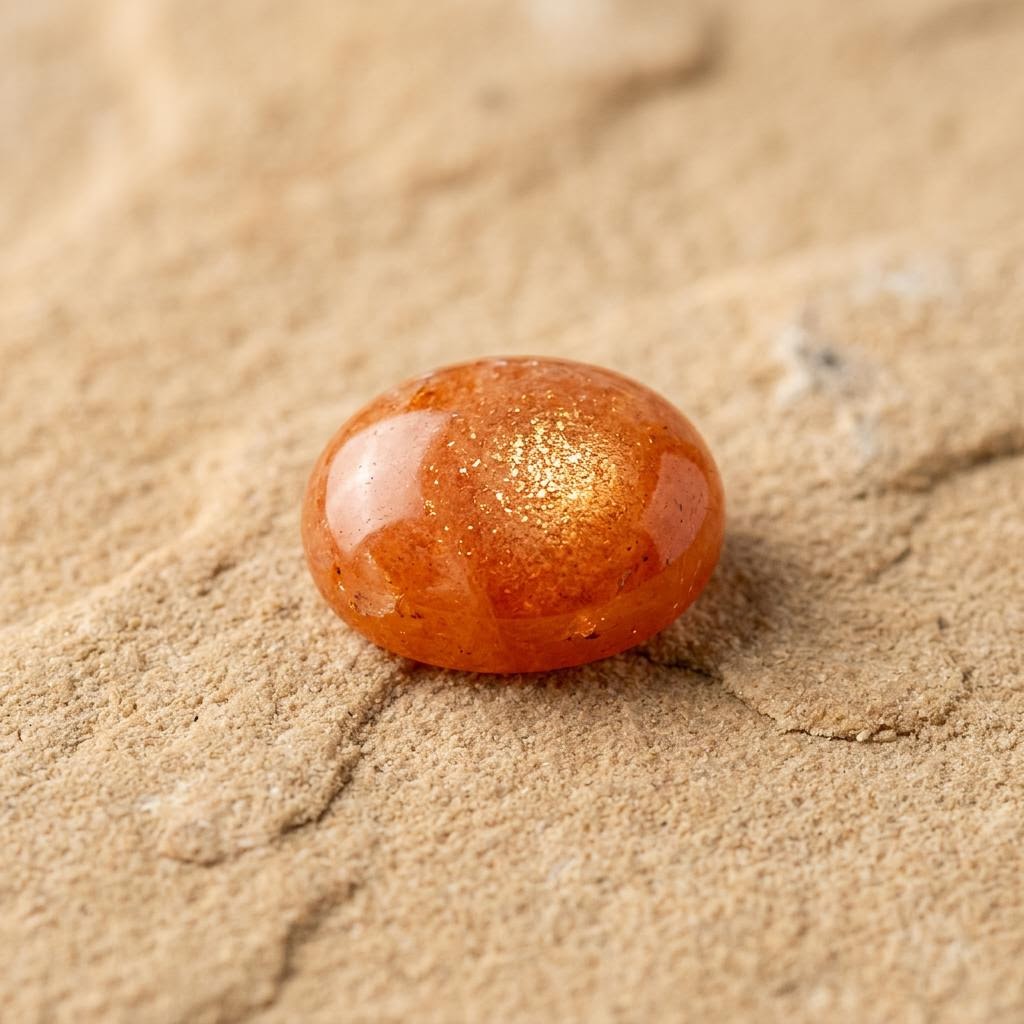 Sunstone gemstone specimen