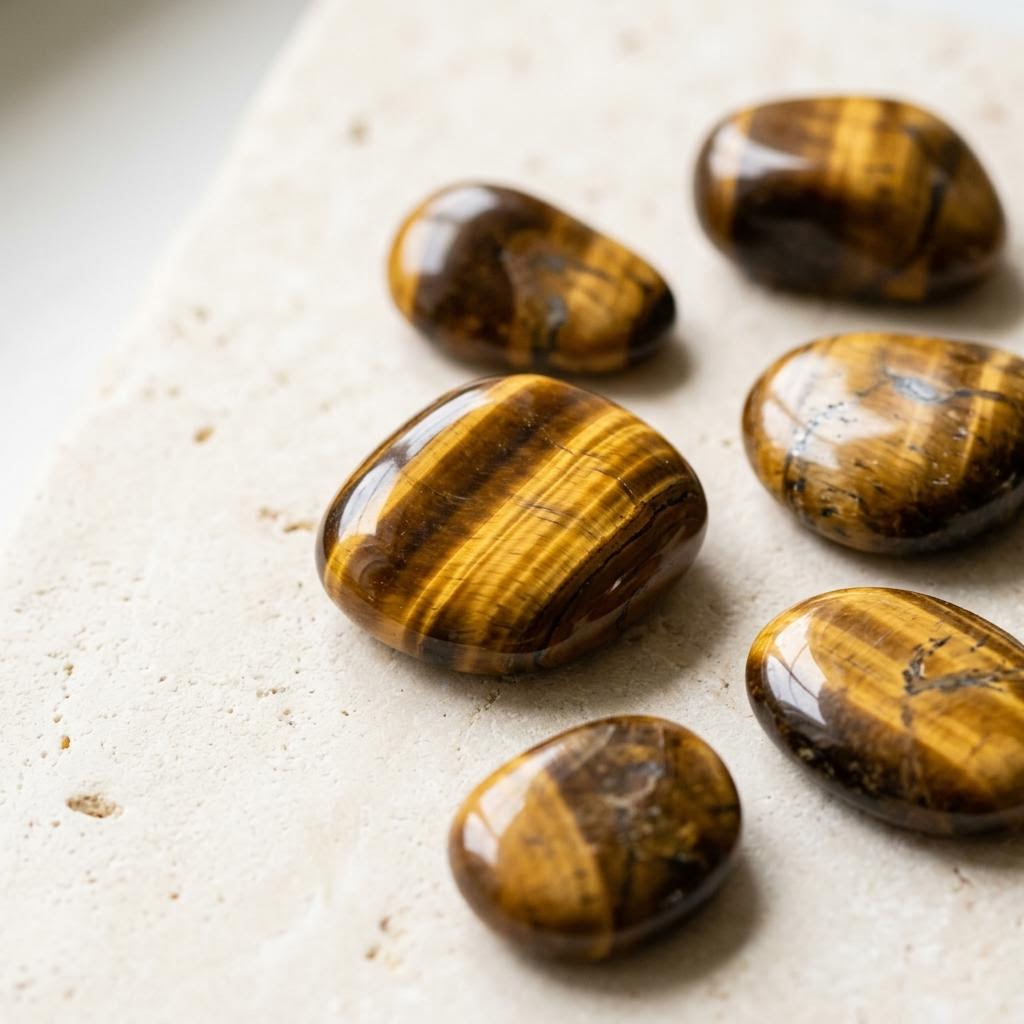 Tiger's Eye gemstone specimen