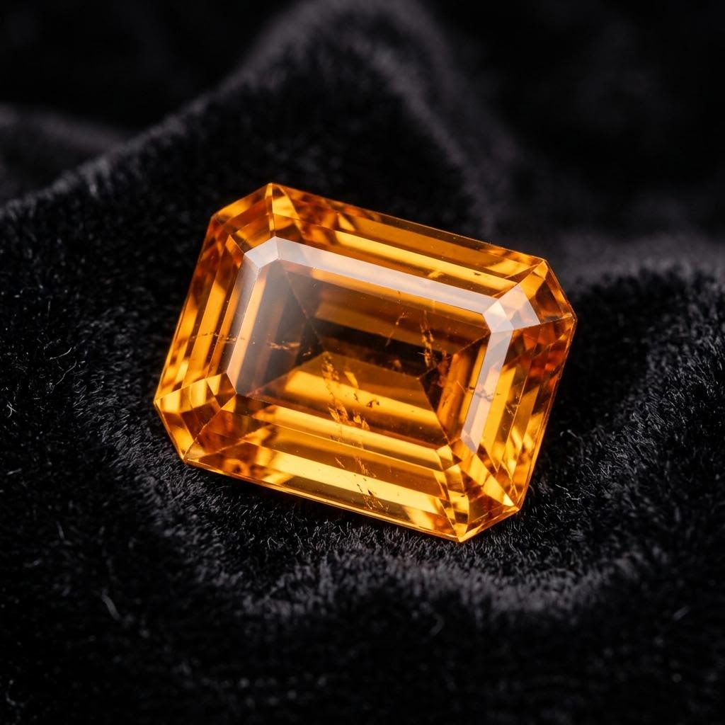 Topaz gemstone specimen