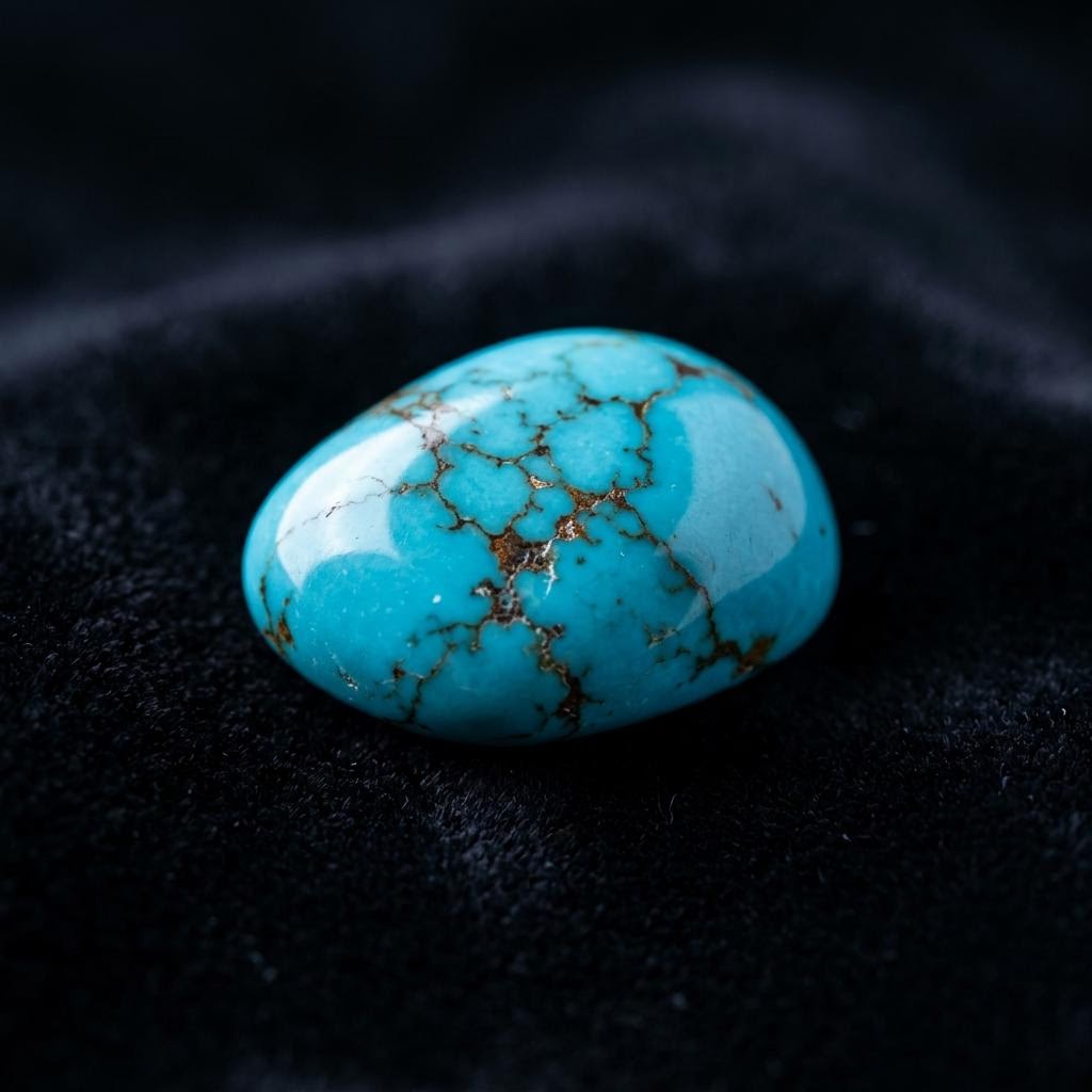 Turquoise gemstone specimen
